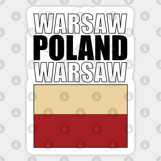 Flag of Poland Sticker by KewaleeTee